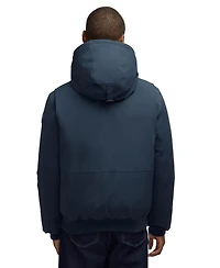 Pajar Men's Men s Pine Bomber with Fixed Hood and Detachable Faux Fur Trim