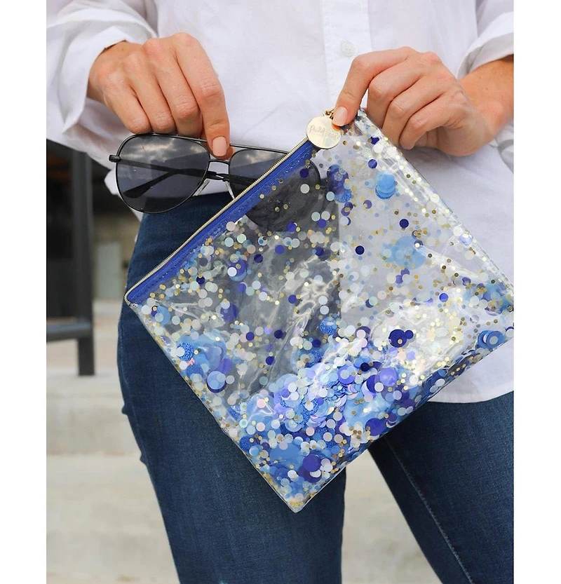 Spirit Squad Confetti Everything Pouch Cosmetic Bag