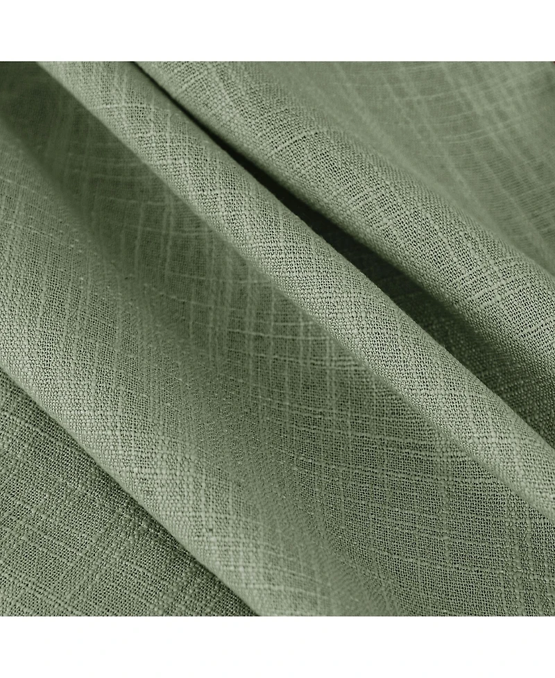 Linen Blend Privacy and Light Filtering Texture Grommet Pair(2 Panels