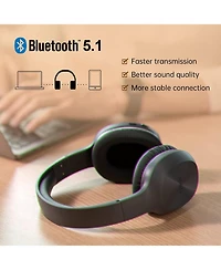 Edifier Bluetooth Over-Ear Headphones, 30H Playtime, Deep Bass, Built-in Mic for Travel/Work