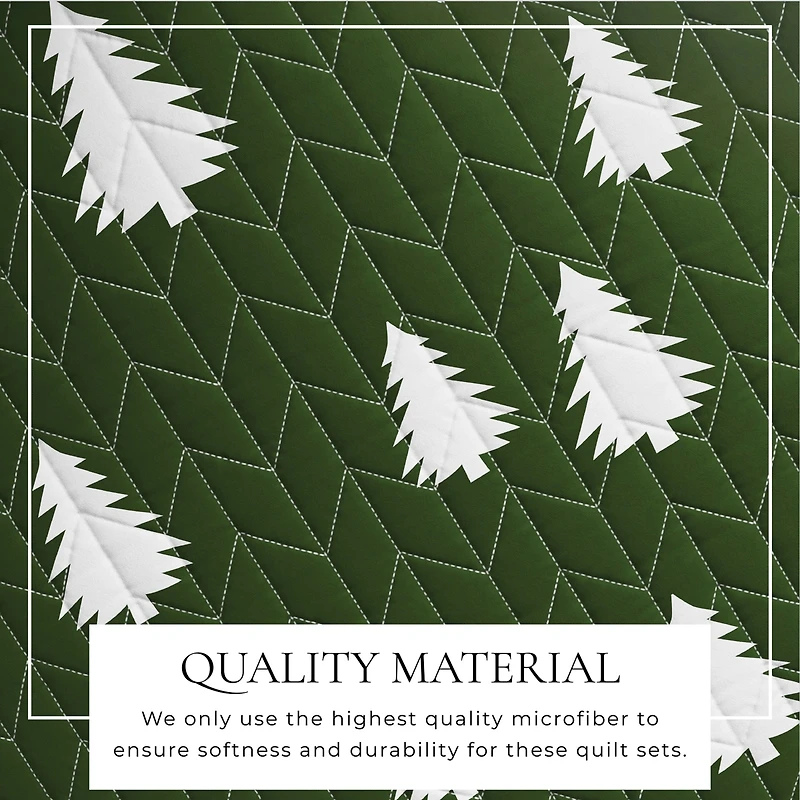 Linery & Co. Lodge Microfiber Quilt Set with Shams