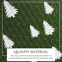 Linery & Co. Lodge Microfiber Quilt Set with Shams