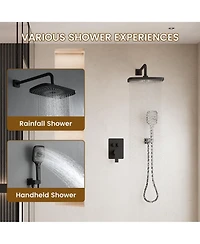 Casainc Pressure-balanced Valve Included All-In-One Kit with Rough In-Valve Thermostatic Shower System