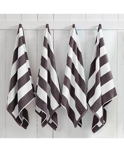Linery & Co. Cotton Cabana Beach Towel, 4 Pack - 30" x 60"