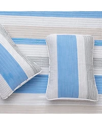 Linery & Co. Striped Microfiber Quilt Set With Shams