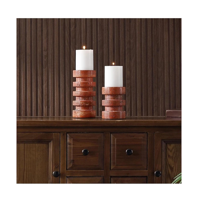 Capri Candle Holder Set 2