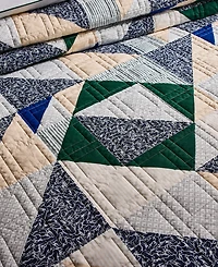 Lacoste Home Signature Cotton 3-Pc. Quilt Set, King