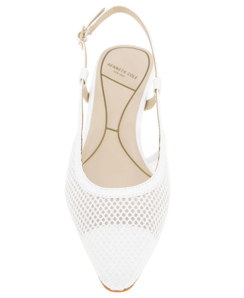 Kenneth Cole New York Women's Martha Mesh Kitten Heel Pumps