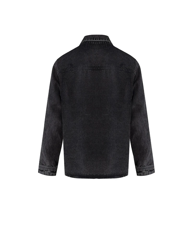 Pcfg Men's Free Heaven Destroyed Denim Jacket