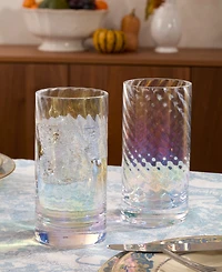 Lenox Tuscany Classics Iridescent Highball Glasses, Set of 4