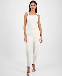 Anne Klein Women's Asymmetrical-Neck Tank Top