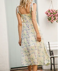 Cupshe Women's Spring Sonata Floral Midi Beach Dress