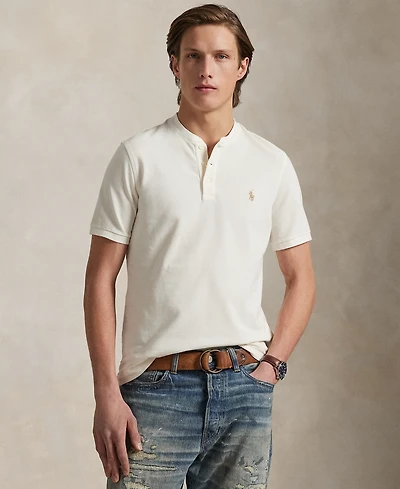 Polo Ralph Lauren Men's Cotton Pique Henley Shirt
