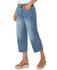Liverpool Los Angeles Women's Mid rise Barrel Jeans