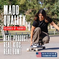 31" x 8" 8-Ply Maple Deck Glide Drop Through Longboard Skateboard for Ages 5+ Max 220 lbs, 70mm Wheels, Abec-7 Bearings