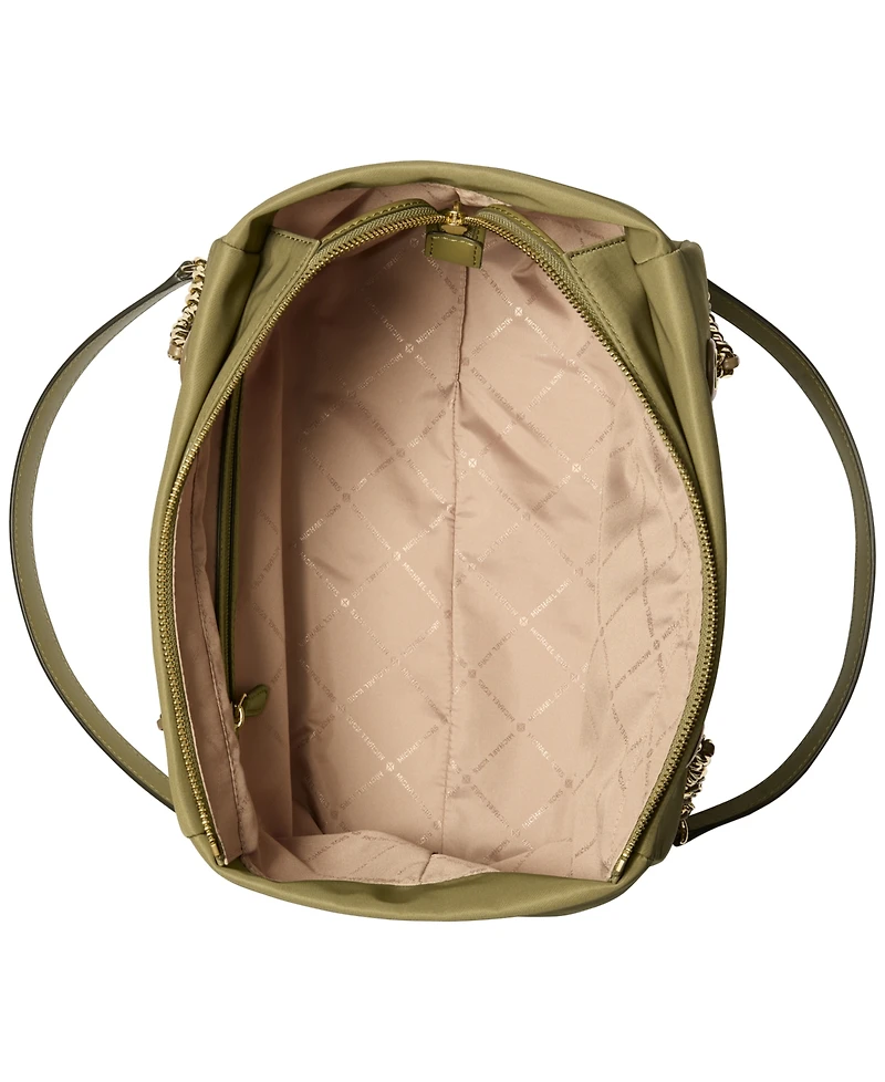 Michael Michael Kors Georgia Zip Top Nylon Tote Bag