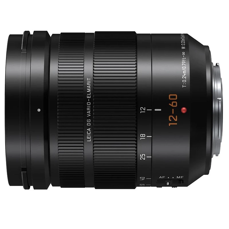Panasonic Lumix G Leica Dg Vario-Elmarit 12-60mm f/2.8-4.0 Aspherical Lens for Micro Four Thirds, Black