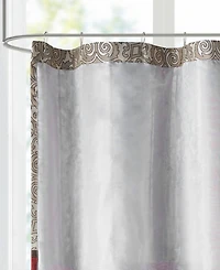 Madison Park Donovan Embroidered Shower Curtain, 72" x 72"