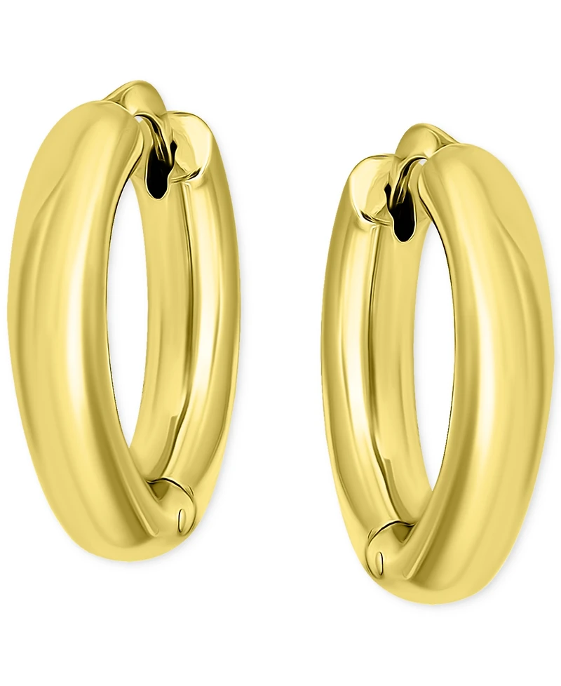 Giani Bernini Small Hoop Earrings 18k Gold-Plated Sterling Silver (also Silver), 3/4", Exclusively at Macy's