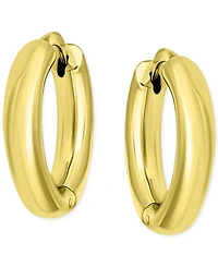 Giani Bernini Small Hoop Earrings 18k Gold-Plated Sterling Silver (also Silver), 3/4", Exclusively at Macy's