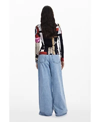 Desigual Women's T-shirt designed by Mr. Christian Lacroix