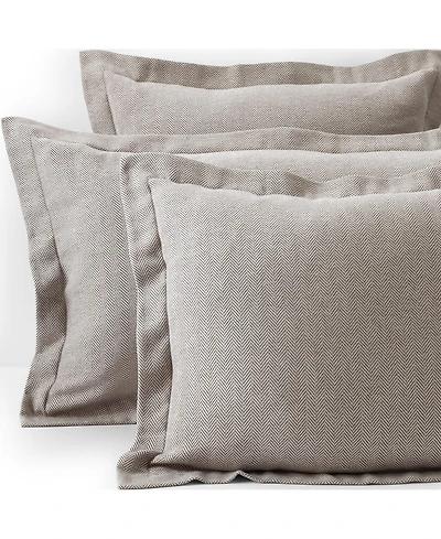 Lands' End Luxe Flannel Yarn Dyed Pillow Sham