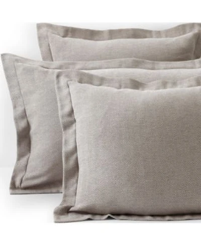 Lands End Luxe Flannel Yarn Dyed Pillow Sham
