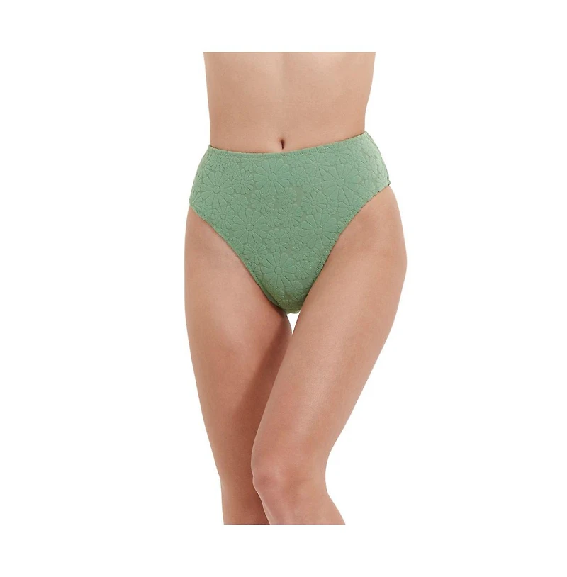 Flirtt Gottex Women's Spring Days Textured High Rise Leg Swim Bottom