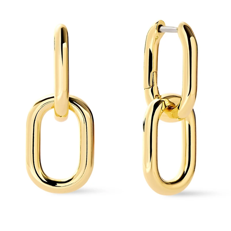 Ana Luisa Gold Drop Earrings - Rox Mini Double