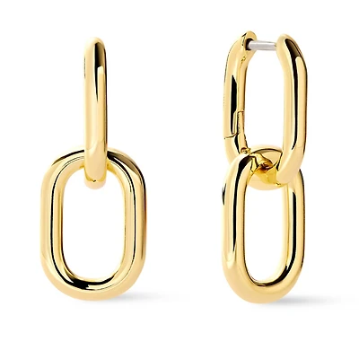 Ana Luisa Gold Drop Earrings - Rox Mini Double