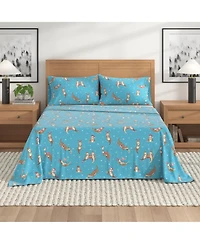 Linery & Co. 100% Turkish Cotton Winter Flannel Sheet Set