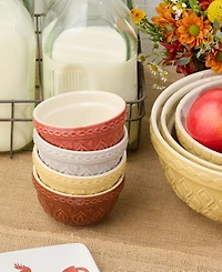 Certified International Vintage Farm Prep Bowls, Set of 4