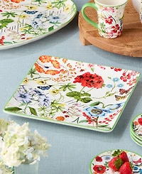 Certified International Greenhouse Square Platter