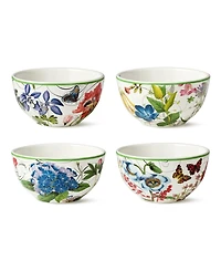 Certified International Greenhouse Ice Cream Bowls, Set of 4, Service for 4