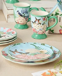 Certified International Flora Salad Plates, Set of 4, Service for 4