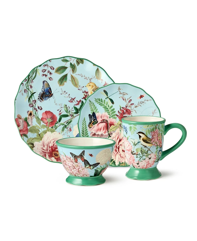 Certified International Flora 16-Pc. Dinnerware Set, Service for 4