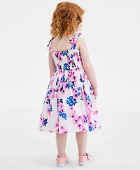 On 34th Toddler Girls Mommy & Me Floral-Print Tie-Shoulder-Strap Dress, Exclusively at Macy's