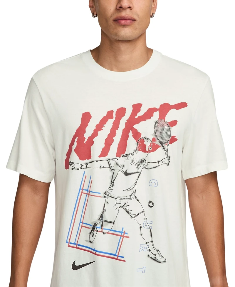 Nike Men's Tennis Logo Graphic T-Shirt