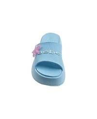 Bebe Little and Big Girls Stylish Comfortable Summer Platform with Starfish Charm Slides