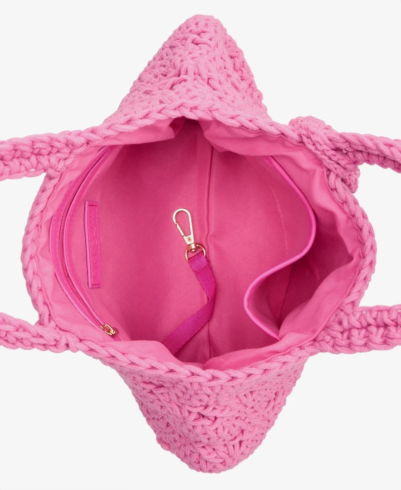 On 34th Crochet Medium Tote Bag, Exclusively at Macy's