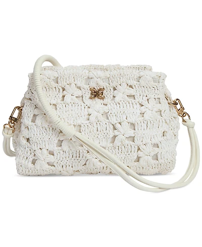 Sam Edelman Layla Floral Raffia Shoulder Bag