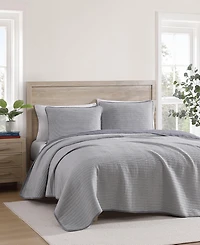 Tommy Hilfiger Ithaca Stripe Cotton Reversible 2-Pc. Quilt Set, Twin