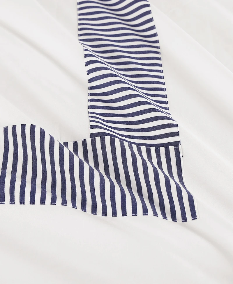 Tommy Hilfiger Madison Oxford Cotton 3-Pc. Duvet Cover Set