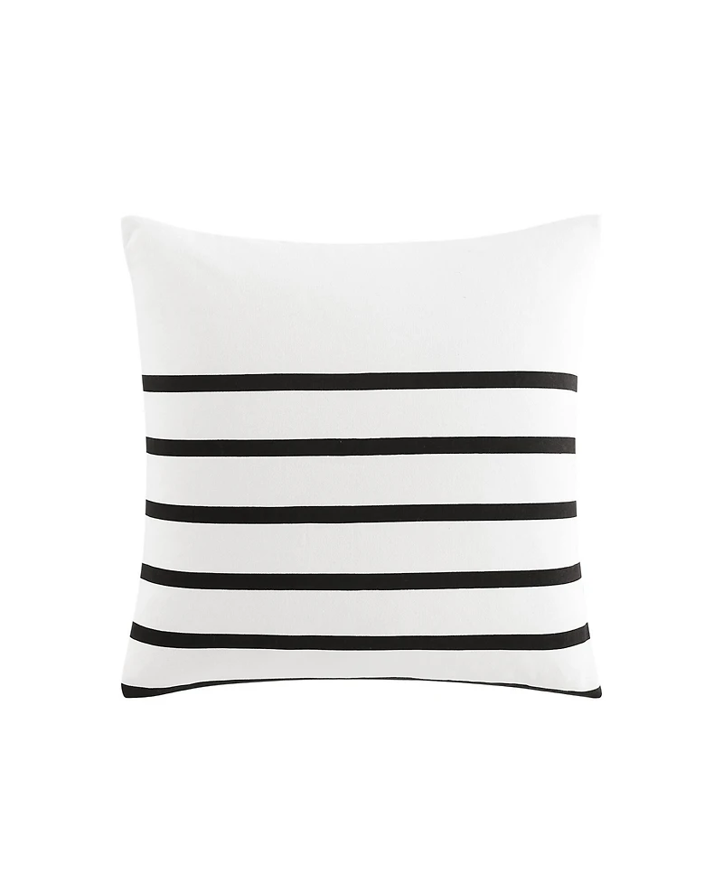 Tommy Hilfiger Placement Stripe Knitted Square Pillow, 20" X 20"