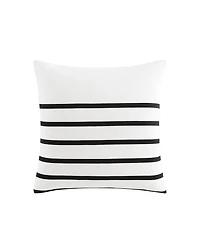 Tommy Hilfiger Placement Stripe Knitted Square Pillow, 20" X 20"