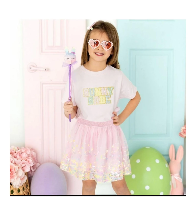 Sweet Wink Girls Pastel Rainbow Easter Bunny Wand