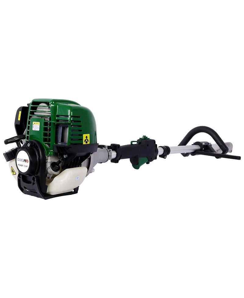 4 in 1 Multi-Functional Trimming Tool, 38CC 4 stroke Garden Tool System with Gas Pole Saw, Hedge Trimmer, Grass Trimmer, and Brush Cutter Epa Complian
