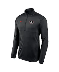 Nike Men's Black Georgia Bulldogs Primary Logo Element Half-Zip Pullover Sweatshirt
