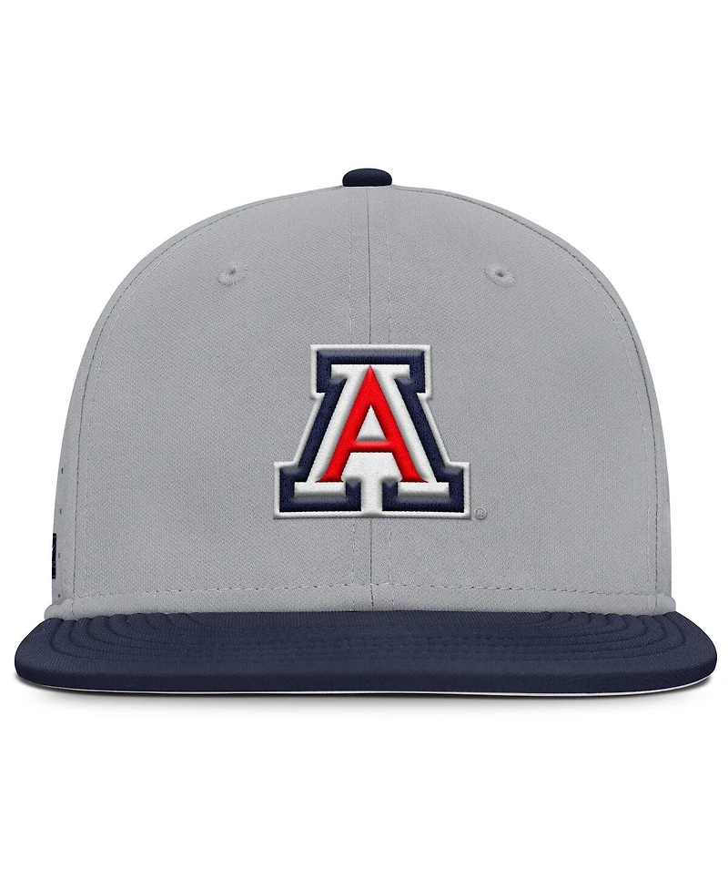 Nike Men's Gray Arizona Wildcats On-Field Dugout True Performance Fitted Hat