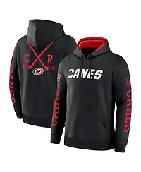 Fanatics Men's Black Carolina Hurricanes Big City Legacy Fleece Pullover Hoodie